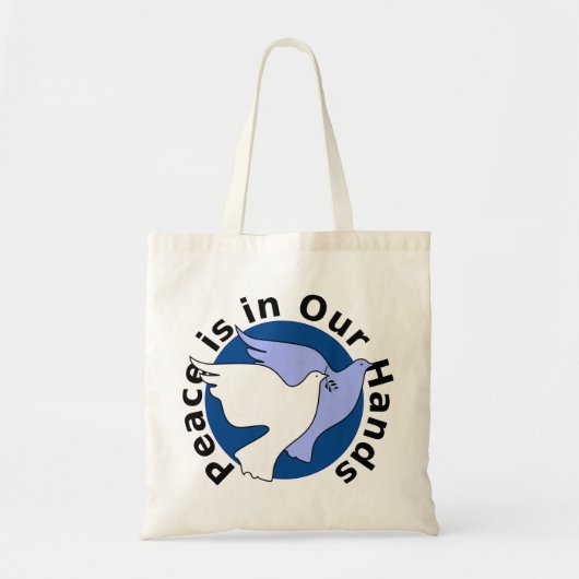 VREDE IS IN ONZE HANDEN  TOTE BAG (Voorkant)