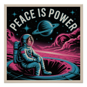 Vrede Is Kracht Perfect Poster