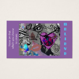 Vrede is mogelijk ontwerp visitekaartjes