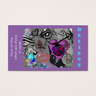 Vrede is mogelijk ontwerp visitekaartjes