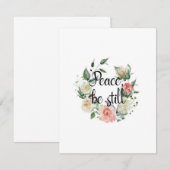 Vrede is nog steeds bijbelse Verse Wenskaart Notitiekaartje (Voorkant / Achterkant)