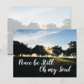 Vrede is nog steeds mijn Inspirerend citaat Briefkaart (Voorkant / Achterkant)