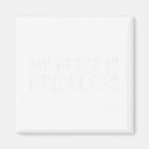 Vrede is onbetaalbaar Geestelijk Gezondheid Bewust Magneet