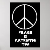 Vrede is ook patriottisch! poster (Voorkant)