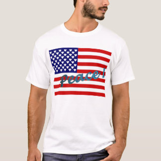 Vrede is patriottisch t-shirt