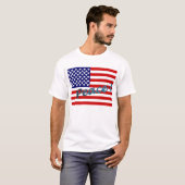 Vrede is patriottisch t-shirt (Voorkant volledig)