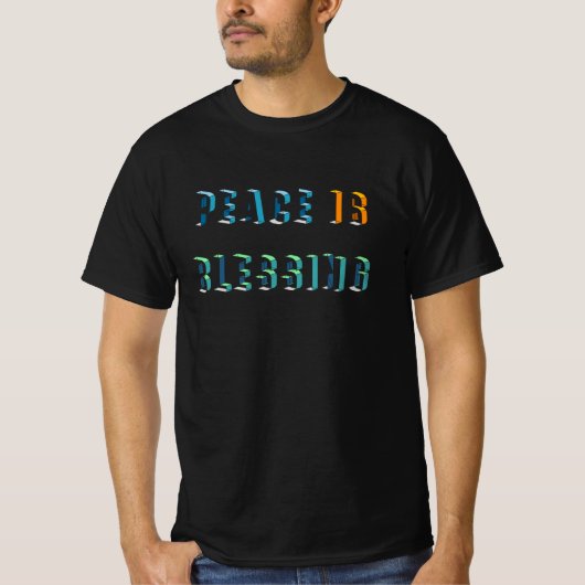 Vrede is zegen t-shirt (Voorkant)