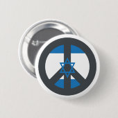 Vrede Israël Ronde Button 5,7 Cm (Voorkant /achterkant)