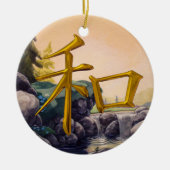 Vrede - Japans symbool - SRF Keramisch Ornament (Voorkant)