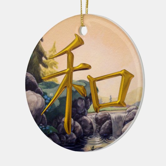 Vrede - Japans symbool - SRF Keramisch Ornament (Links)