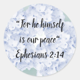 Vrede Jezus is onze Sticker voor de vredesronde