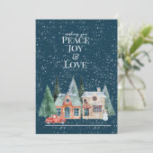 VREDE, JOY & LOVE, kersthuizen (Staand voorkant)