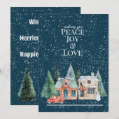 VREDE, JOY & LOVE, kersthuizen (Voorkant / Achterkant)