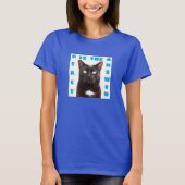 Vrede - kat (donker) T-shirt (Voorkant)
