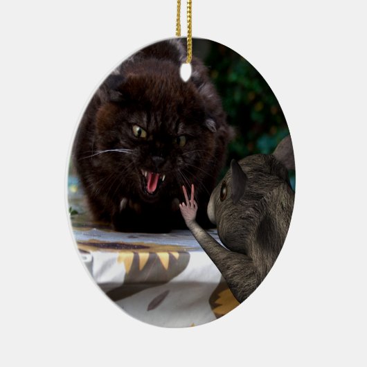 Vrede! Keramisch Ornament (Rechts)