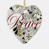 Vrede Keramisch Ornament (Rechts)