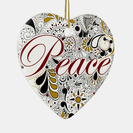 Vrede Keramisch Ornament (Rechts)