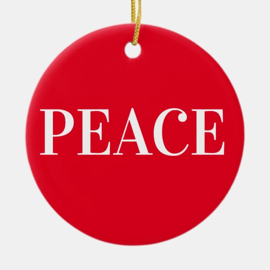 vrede keramisch ornament (Voorkant)