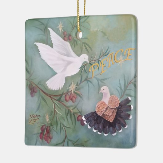 Vrede keramisch ornament (Links)