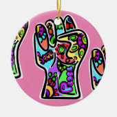 VREDE KERAMISCH ORNAMENT (Voorkant)