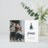 VREDE | kerstboomvakantie Feestdagenkaart (Staand voorkant)