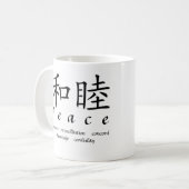 Vrede    koffiemok (Voorkant links)