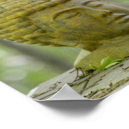 vrede komt van binnen boeddha poster (Hoek)