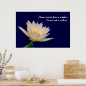 Vrede komt van binnen poster (Keuken)