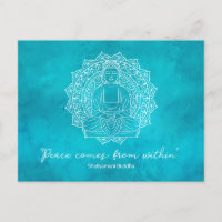 Vrede komt van binnen Shakyamuni Boeddha | BLAUWGR