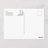 Vrede komt van binnenuit Boeddha Briefkaart (Achterkant)