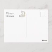 Vrede komt van binnenuit Boeddha Briefkaart (Achterkant)