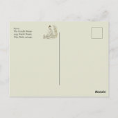 Vrede komt van binnenuit Boeddha Briefkaart (Achterkant)