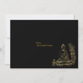 Vrede komt van binnenuit Boeddha Kaart (Achterkant)