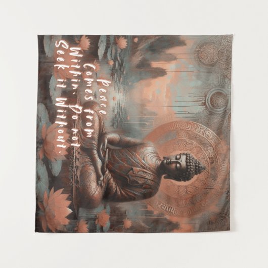 VREDE KOMT VAN BINNENUIT WANDKLEED (Voorkant (horizontaal))