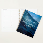 Vrede komt wanneer.... Christelijke typografie Planner (Display)