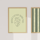 Vrede laat ik met u poster