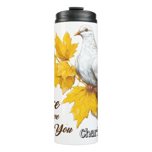 Vrede laat ik met u thermosbeker (Voorkant)