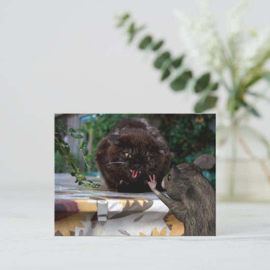 Vrede! Laten we vrienden zijn Briefkaart (Staand voorkant)