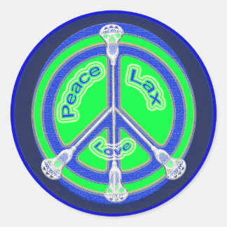 Vrede Lax Liefde Ronde Sticker