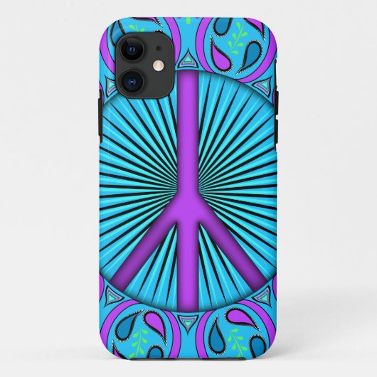 Vrede ~ Leaf Case-Mate iPhone Case (Achterkant)