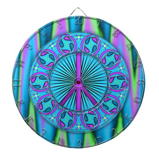 Vrede ~ Leaf Dartbord (Voorkant)