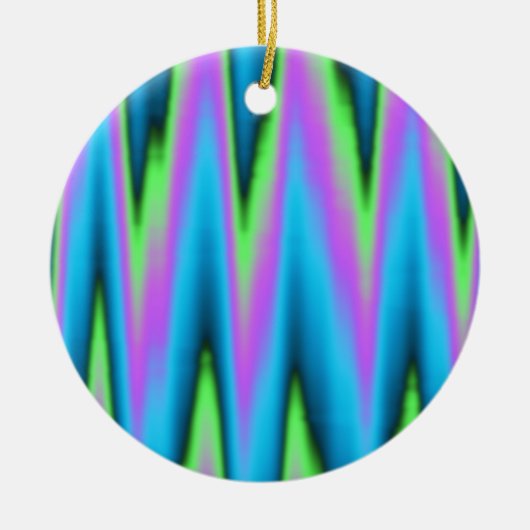 Vrede ~ Leaf Keramisch Ornament (Voorkant)