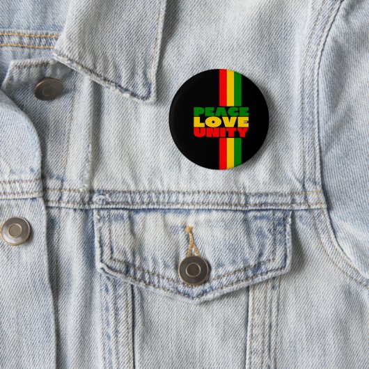 Vrede, Leve, Eenheid, Reggae Button (In situ)