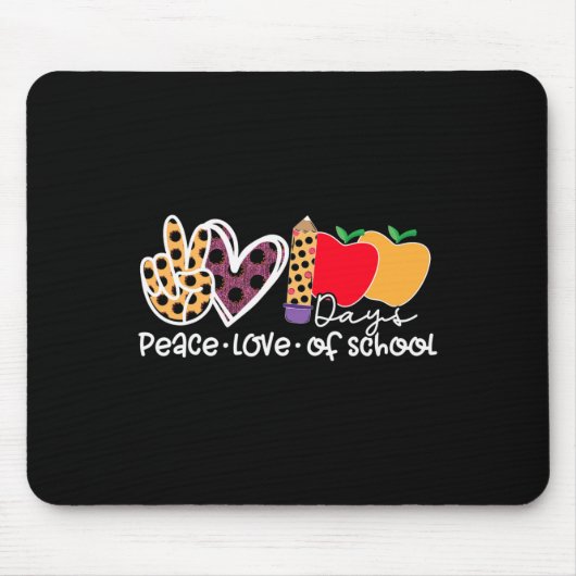 Vrede Liefde 100 dagen School Muismat (Voorkant)