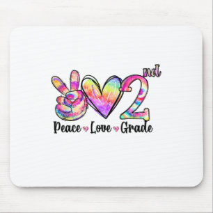 Vrede Liefde 2e klas Tie Dye Ck naar school leraar Muismat