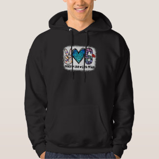 Vrede Liefde 6e Klas Team Terug naar School Studen Hoodie