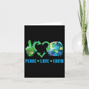 Vrede Liefde Aarde Planeet Gelukkig 54e verjaardag Kaart