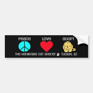 Vrede, liefde, adoptie- Bumpersticker