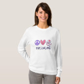 Vrede Liefde APRN T-shirt (Voorkant volledig)