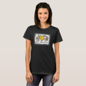 Vrede Liefde Aussie Gebleekte Australische Herders T-shirt (Voorkant volledig)